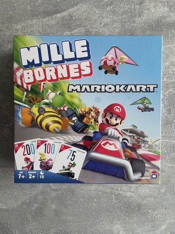 Mille bornes super mario kart / mariokart nintendo, jeu de société complet, édition française.