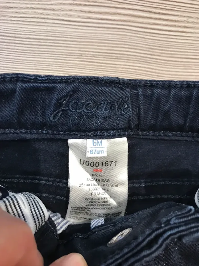 🦊Jean pantalon marine 6 mois Jacadi 🦊 - photo numéro 5