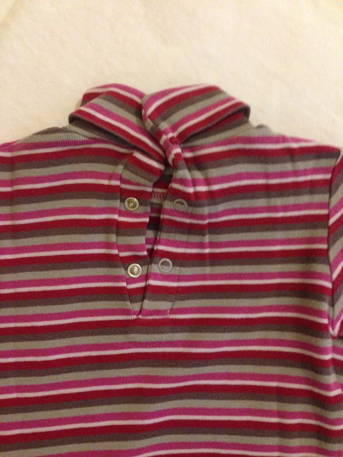 Sous Pull Col Montant à Rayures - photo numéro 2