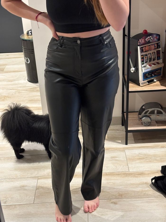 Pantalon en cuir