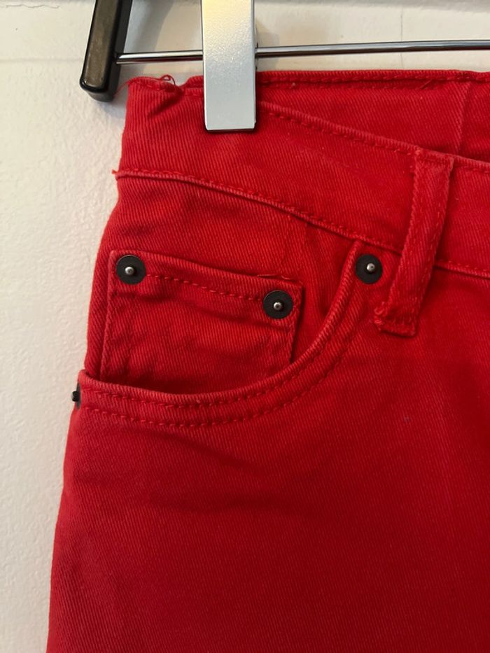 Short bermuda 511 slim en jean rouge 10 ans - Levi's - photo numéro 3