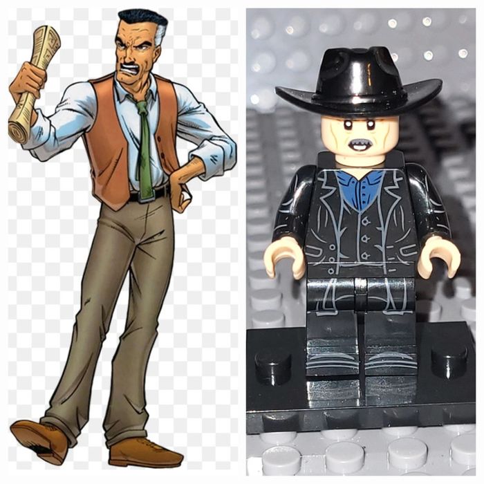 Minifigure / Figurine - Marvel - DC Comics - Spiderman 🕷 J. Jonah Jemeson 🕸