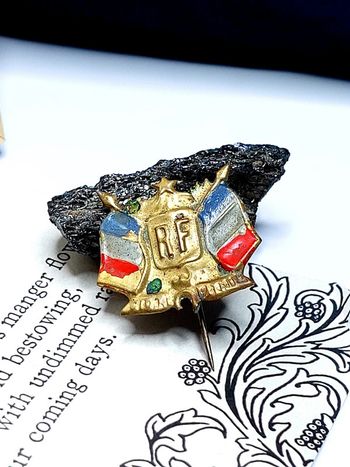 Broche République Française vintage