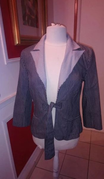 Veste blazer neuve marinière Morgan t 38
