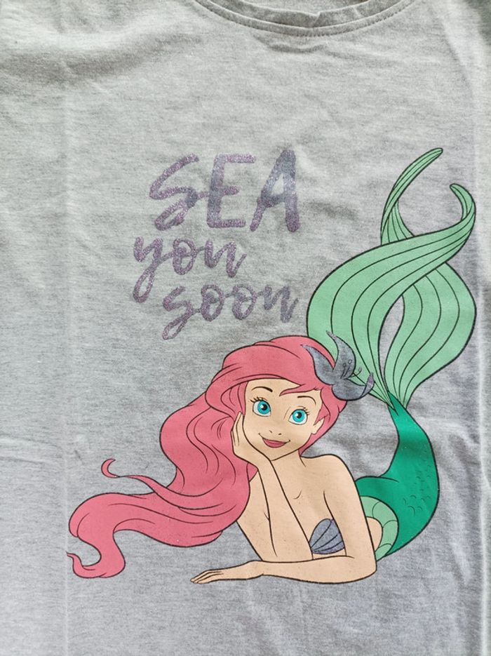 Magnifique pyjashort Ariel la petite sirène 16 ans neuf - photo numéro 3