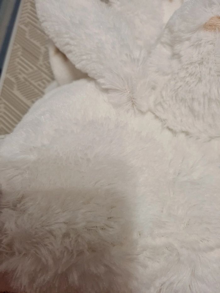 Coussin avec petit plaid neuf  atmosphera - photo numéro 7