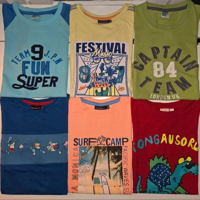 Lot de 6 T-shirts manches courtes
