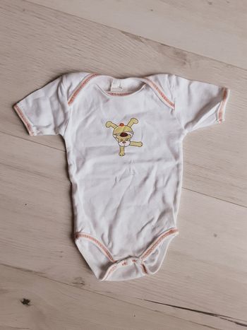 Vêtement bébé mixte garçon fille body chien manches courtes 3 mois