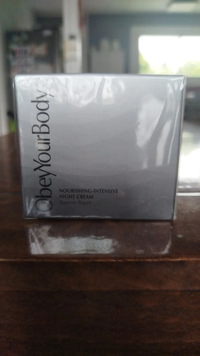 Creme de nuit obeyyourbody !