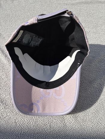 Casquette rose style Gucci GG – Taille ajustable