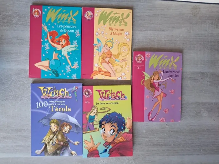 Lot de livre Romans winx