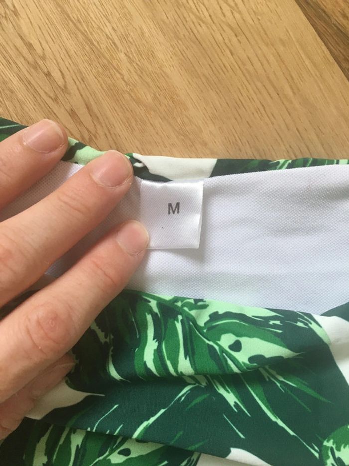 Maillot de bain deux pièces jaune vert jungle - photo numéro 8