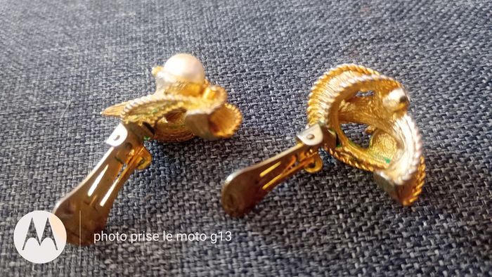 Boucles d'oreilles Vintage Orena Paris - photo numéro 4