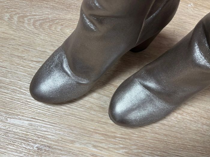 Boots argentés à talons Pimkie 40 - photo numéro 5
