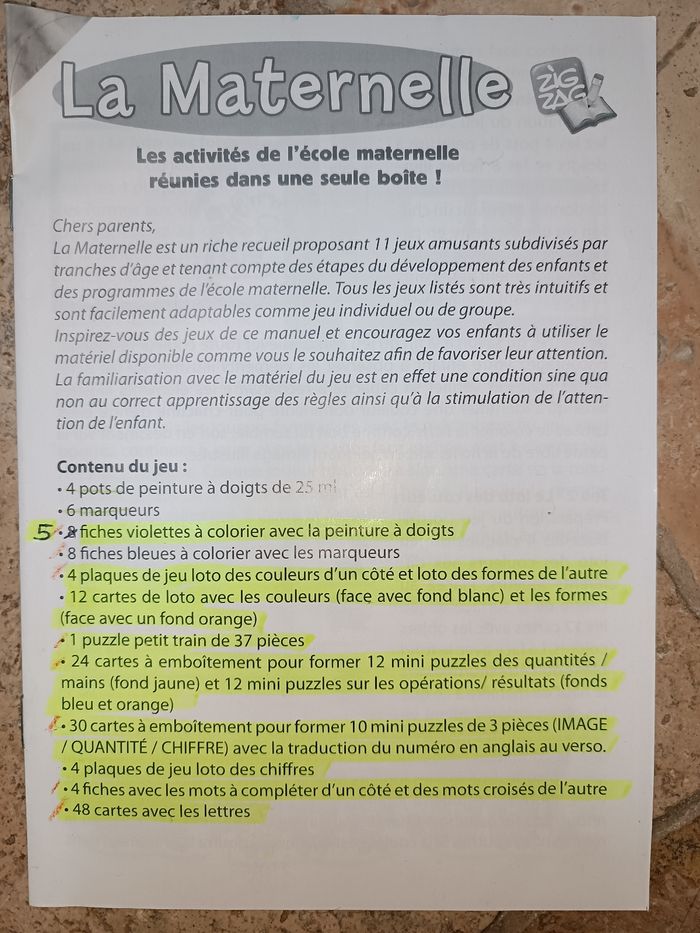 Jeux  La Maternelle - 3-6 ans - photo numéro 3