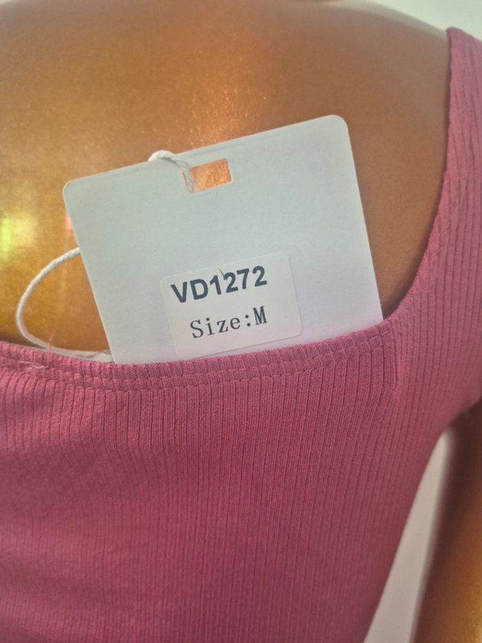 Débardeur Vieux Rose Femme - photo numéro 3