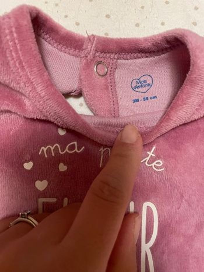 Pyjama bébé t. 3 mois - photo numéro 3