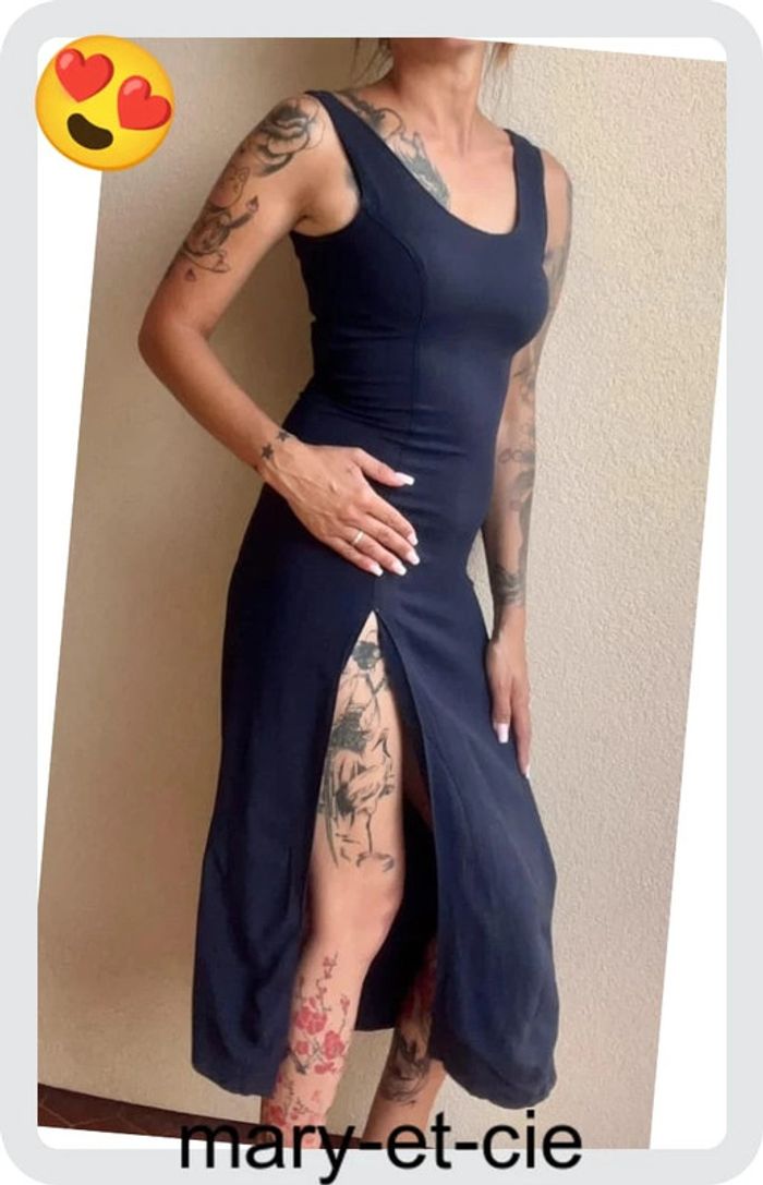 SOLDÉ - Robe fendue taille S Claudie Pierlot - photo numéro 2