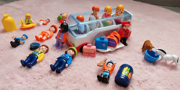 Lot Playmobil Autocar de voyage - photo numéro 2