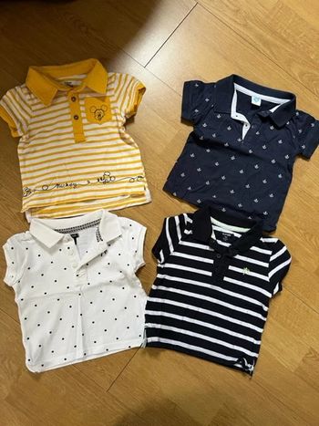 Lot de polos 9 mois