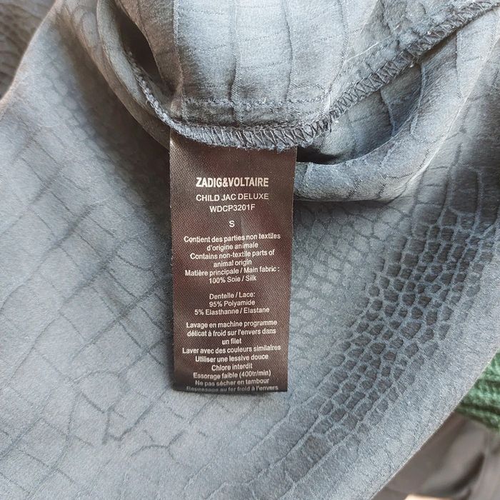 Magnifique blouse en soie Zadig tS - photo numéro 5