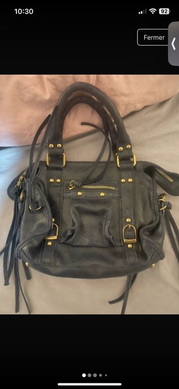 Sac à main cuir de vachette