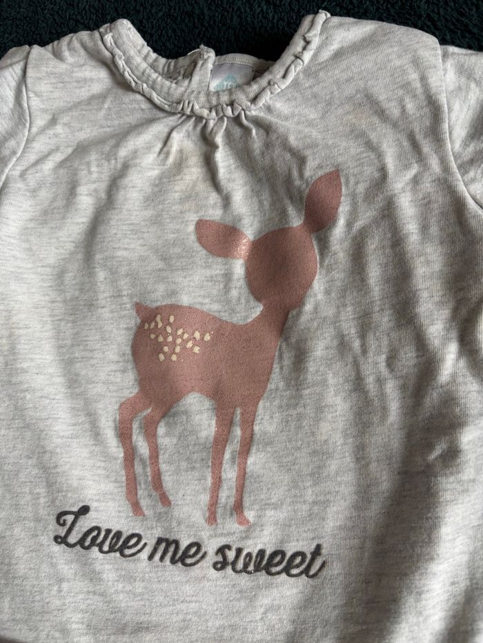 Lot de 3 bodys manches longues 12 mois 74 cm - photo numéro 5