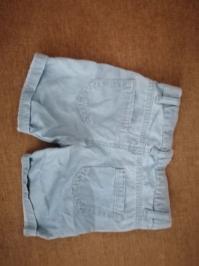 Short garçon bleu clair, losan, 18/24 mois - photo numéro 2