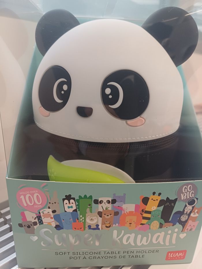 Pot à stylos Legami Super Kawaii Panda 100 Stylos (neuf sous blister) - photo numéro 4