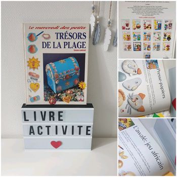 Livre d'activités coquillages