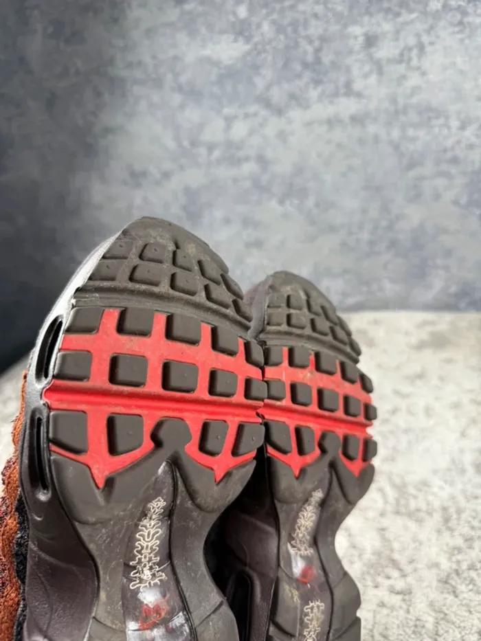 Nike Air Max 95 Anatomy Of Air Brown Basalt - Brown & Red & Beige - photo numéro 11