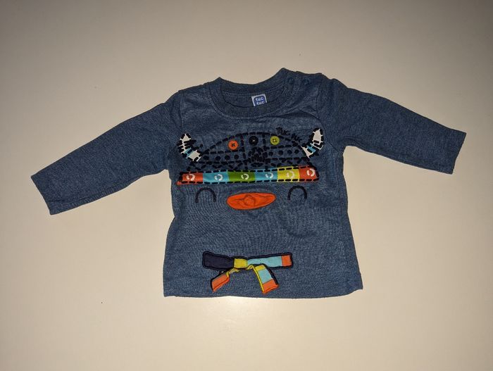 Lot de 5 t-shirts à manches longues 3 mois - photo numéro 2