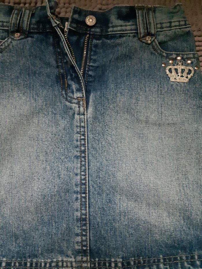 Jupe en jeans 6 ans - photo numéro 2
