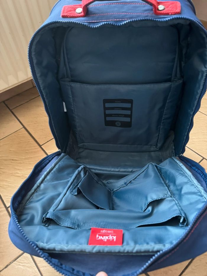 Trolley Kipling bleu licia - photo numéro 5