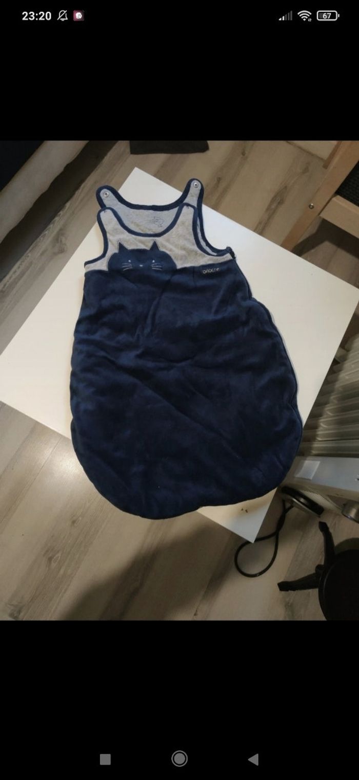 Gigoteuse velours 3-6mois