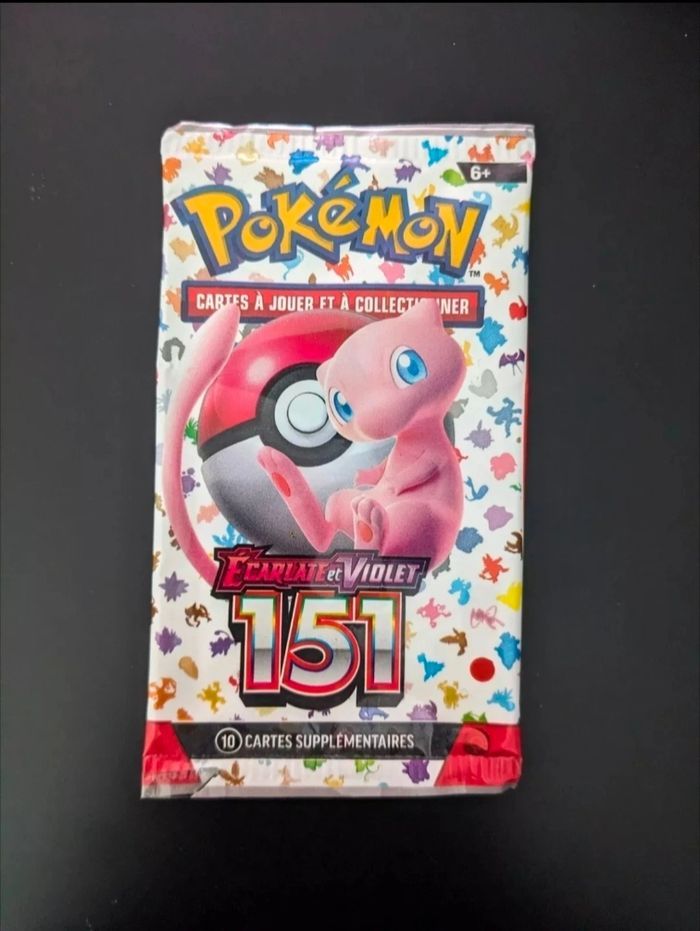 Pokémon 1 booster 151 EV3.5 illustration Mew écarlate et violet scellé, français et officiel !