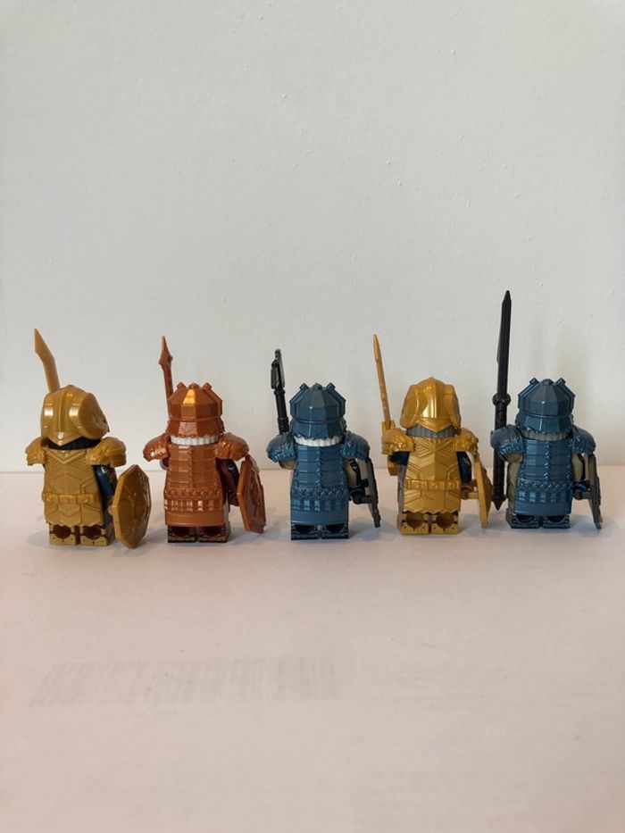 Figurine type lego 5 nains d’Erébor. le seigneur des anneaux/Hobbit - photo numéro 5
