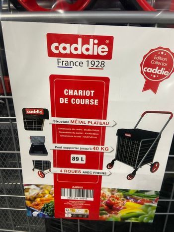 Chariot de course caddie 89L