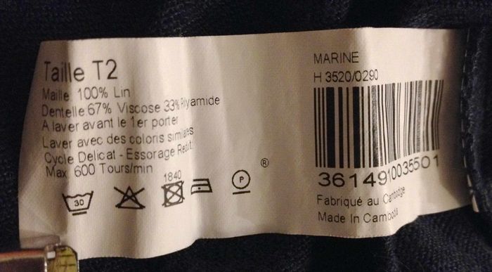 T shirt bleu foncé ◦ col rond ◦ sans manches ◦ look féminin ◦ monoprix - photo numéro 10