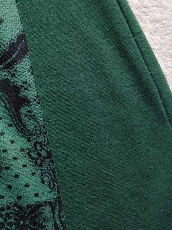 Robe verte desigual taille unique - photo numéro 5