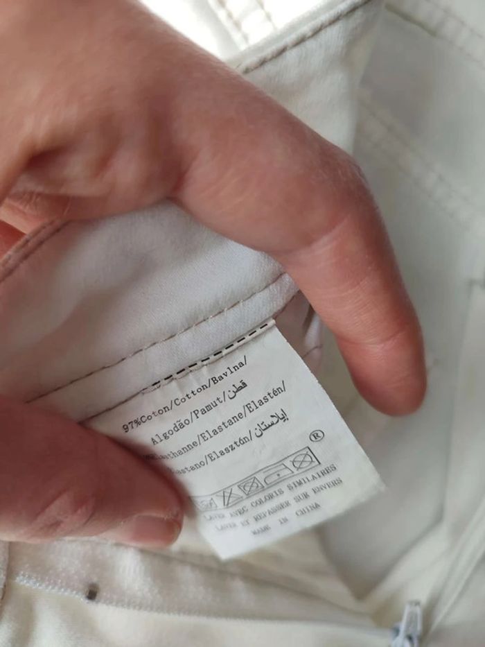 Jean blanc été - photo numéro 7