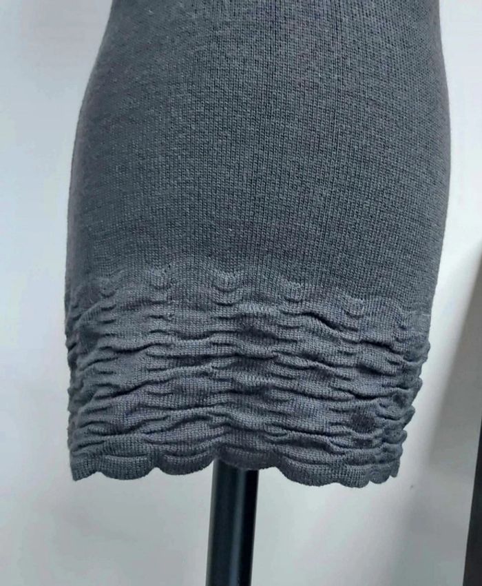 Magnifique robe pull marron Lola & Liza laine et mohair - photo numéro 2