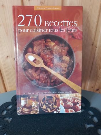 Livre 270 recettes pour cuisiner tous les jours