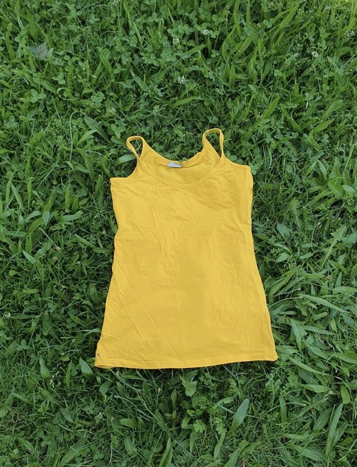 Débardeur jaune Pimkie S