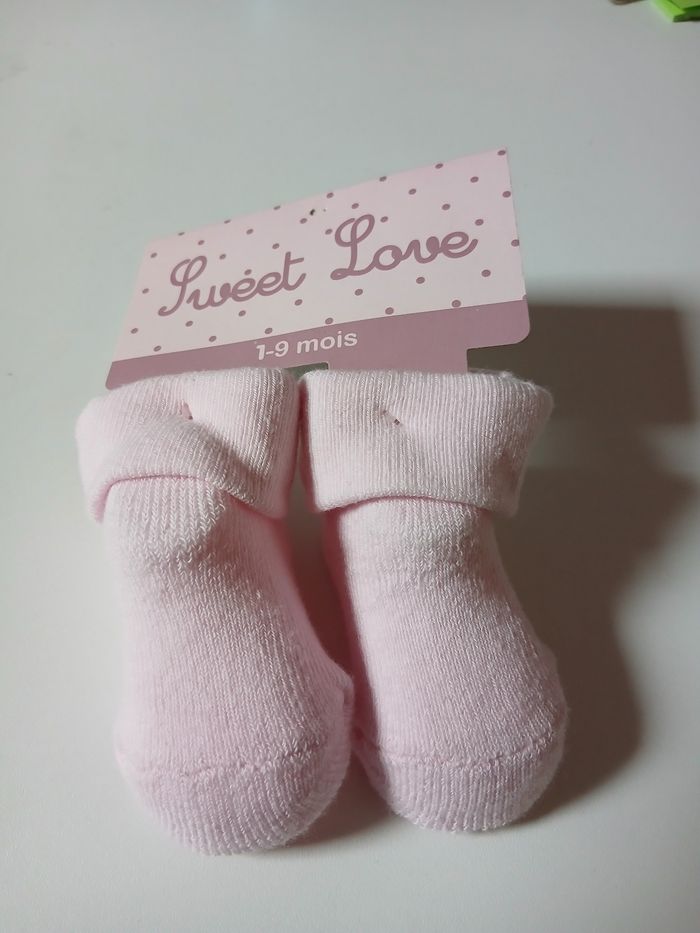 Chaussettes 1-9 mois. Sweet love
