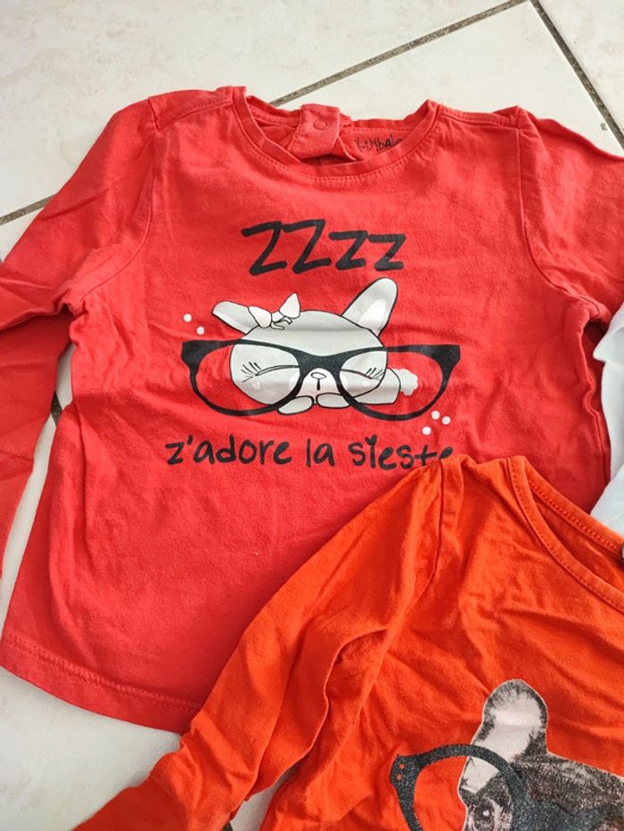 Lot t-shirts 24 mois - photo numéro 3