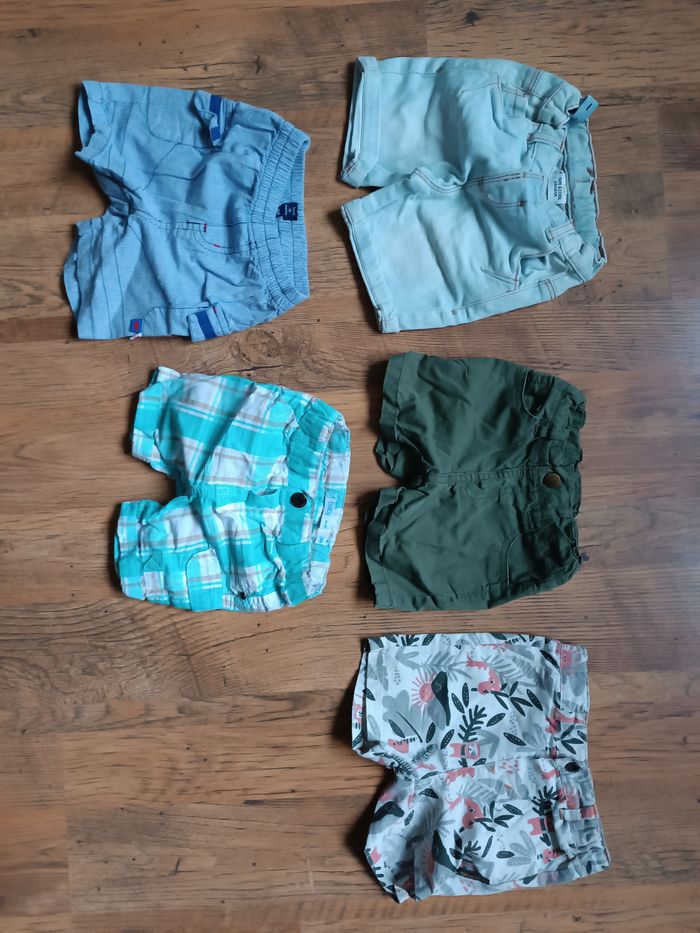 Lot short garçon 6 mois