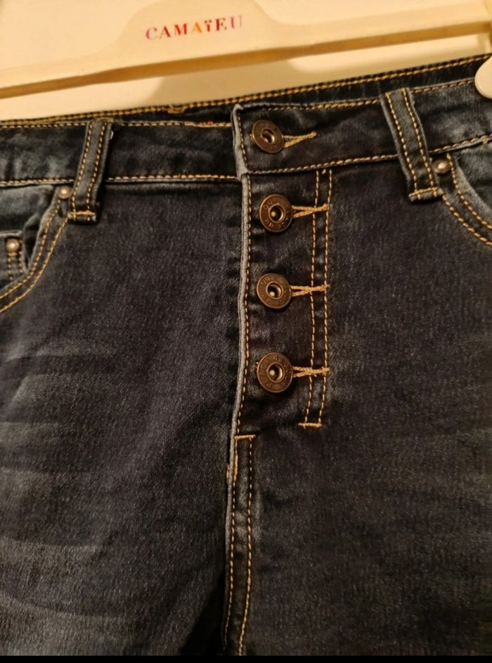 Pantalon Jean Place du Jour Taille 36 (S) Confort - photo numéro 2