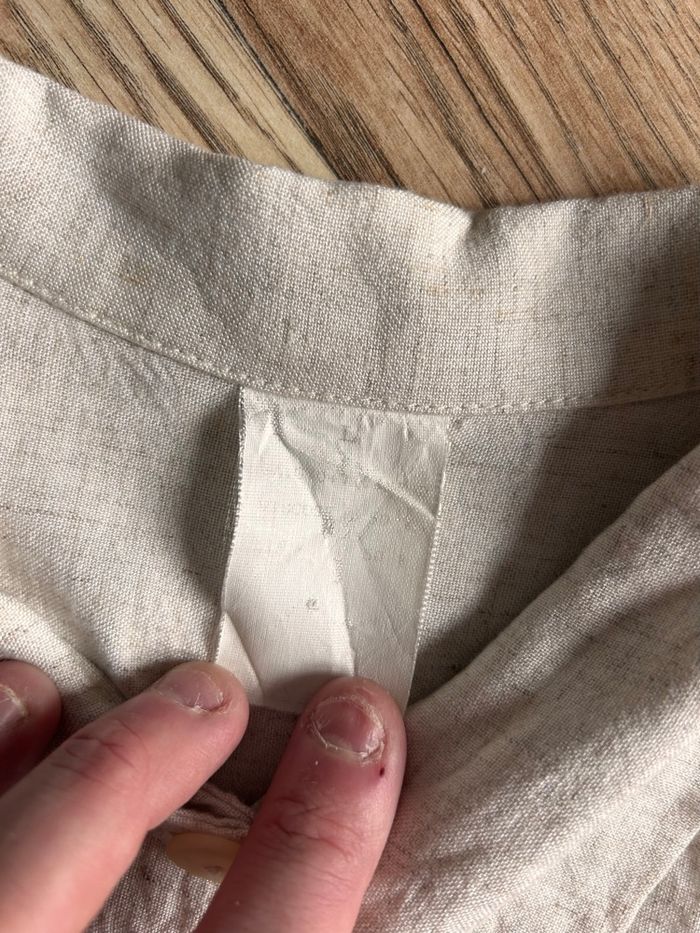 🌿 Top sans manches en lin mélangé - Style Minimaliste / Bohème - photo numéro 2