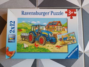 Puzzle chantier et ferme Ravensburger 3ans